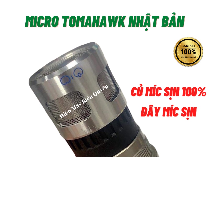 Micro có dây cao cấp TOMAHAWK - hàng nhật bãi - chống hú , hút mic - mới 99%