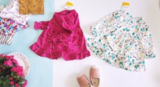 Combo váy bé gái xuất dư