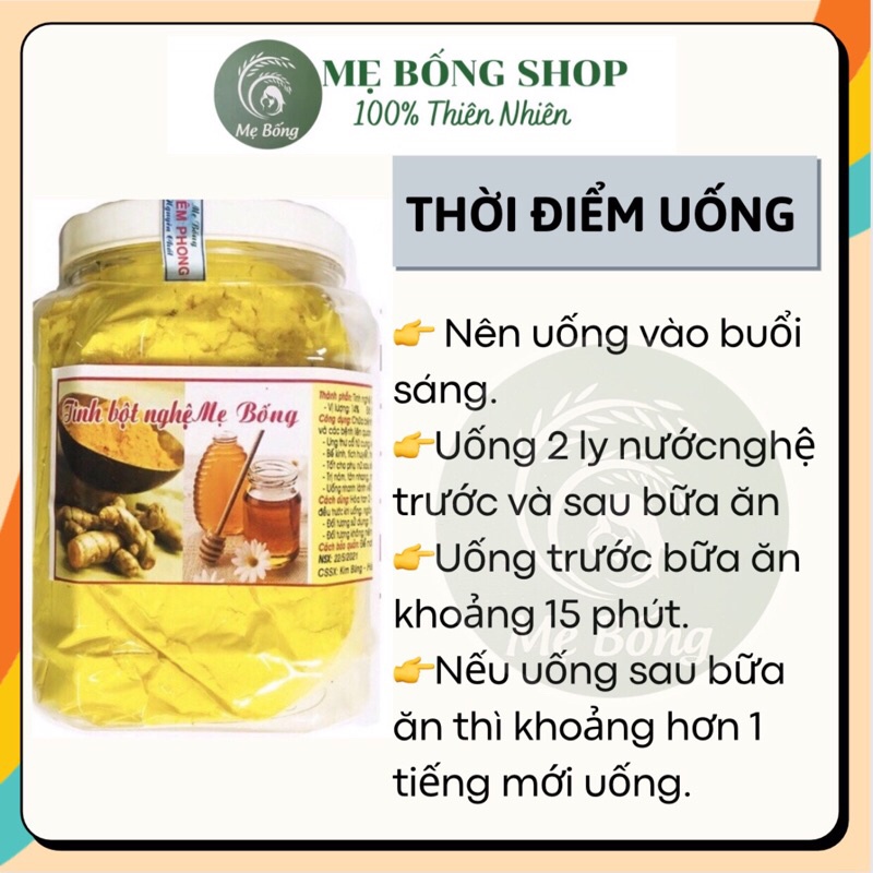 100g Tinh bột nghệ đỏ nguyên chất