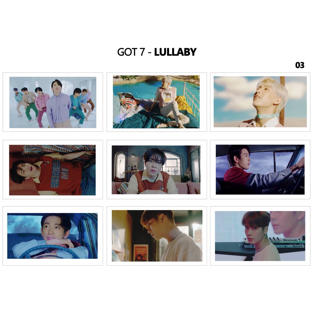 Lomo card GOT7 - MV Lullaby