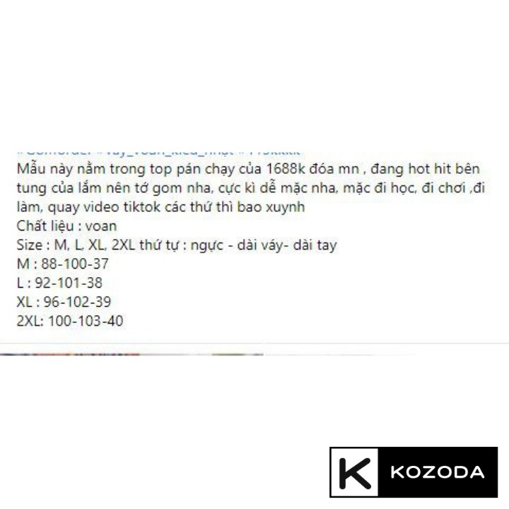 Đầm ulzzang Váy voan kiểu Nhật thiết kế dài công chúa có lớp lót vải  xòe xếp ly đẹp Kozoda M39