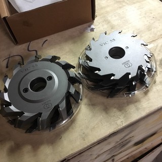 Cặp lưỡi phay nhôm hệ VIC 55