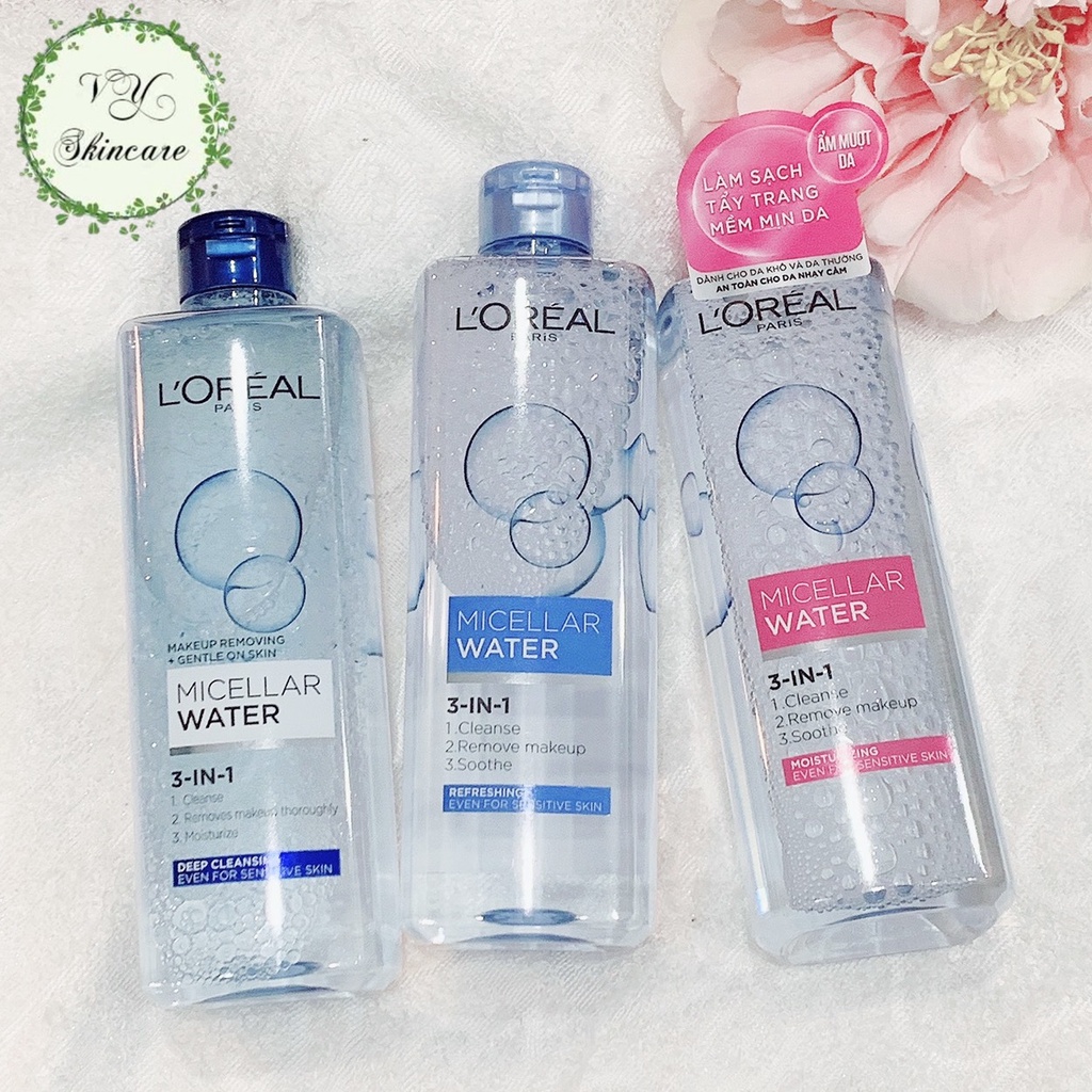 Nước tẩy trang Loreal L'Oreal Paris Micellar Water 400ml