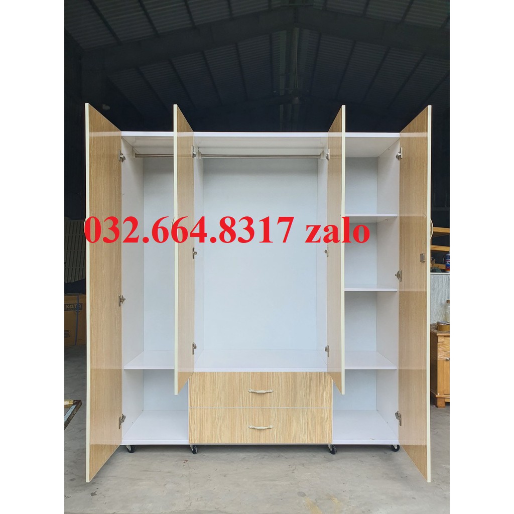 tủ nhựa đài loan 4 cánh C1m8x1m6x47 | BigBuy360 - bigbuy360.vn