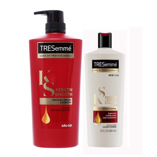 🌸🌸Combo Dầu Gội & Dầu Xả Tresemme Expert Selection Keratin Smooth