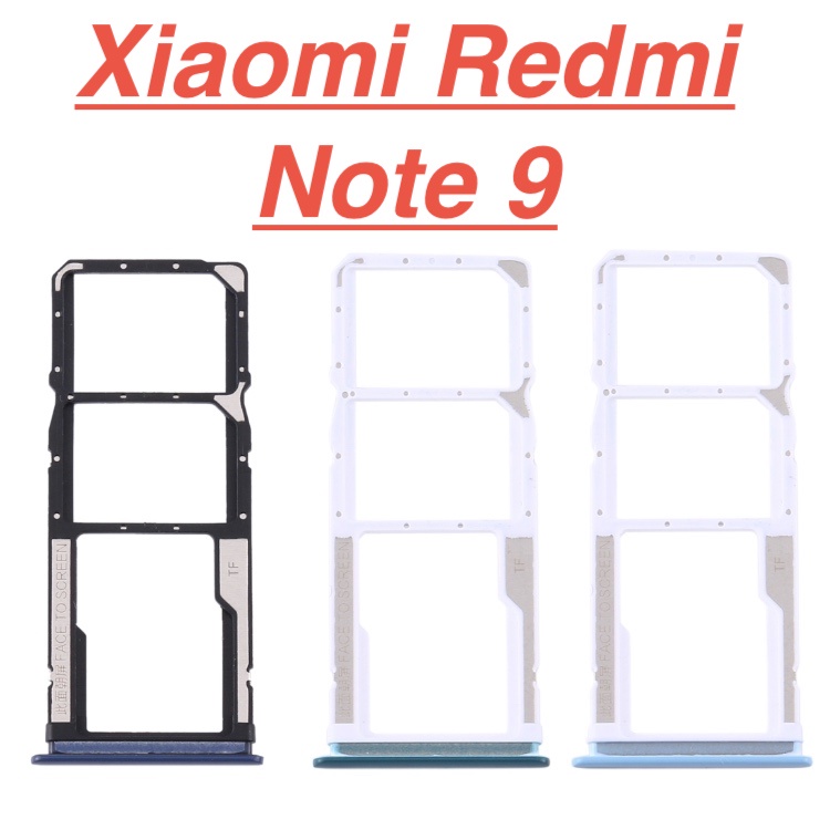 ✅ Khay Sim Xiaomi Redmi Note 9 Khay Thẻ Nhớ Linh Kiện Thay Thế