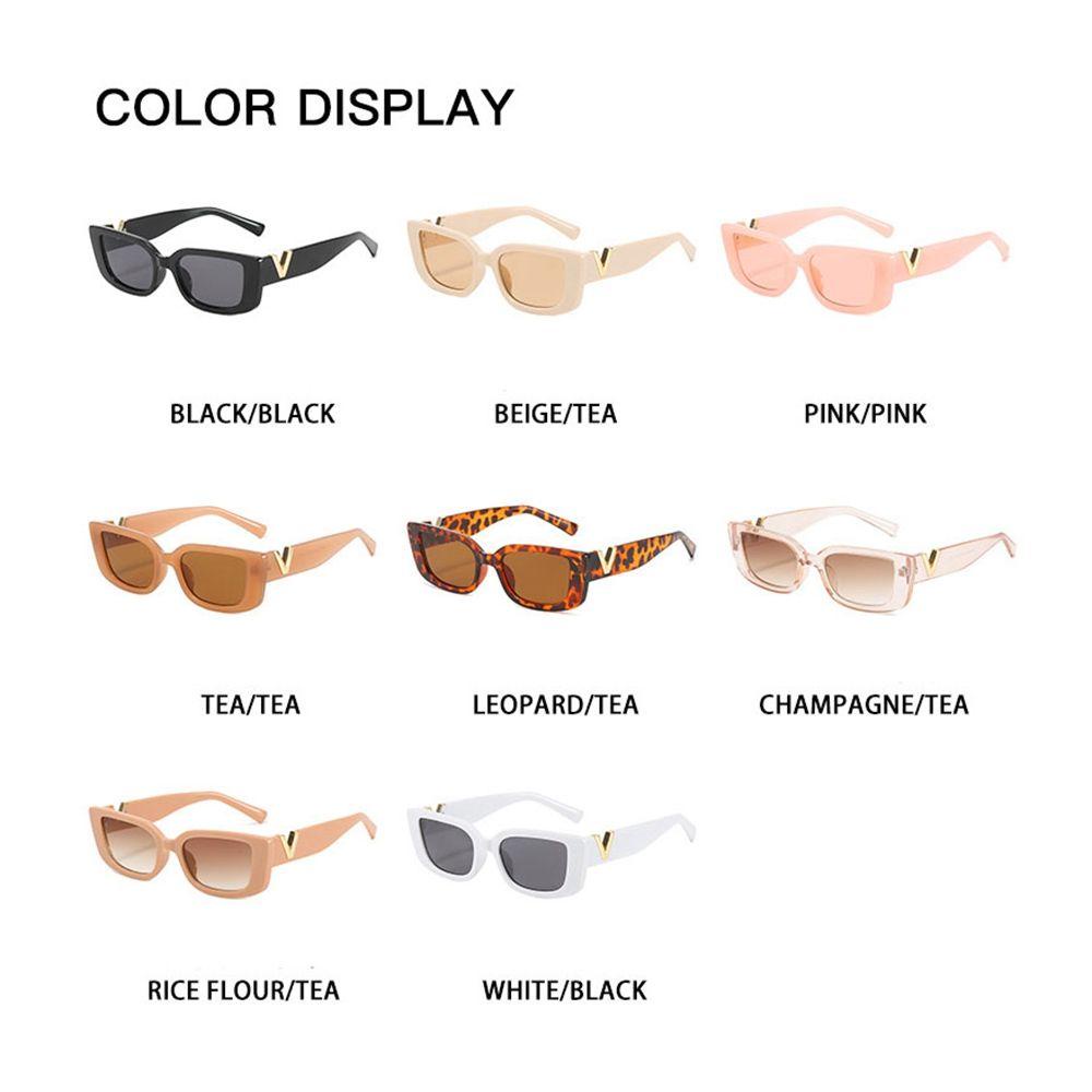 Kính Mát Gọng Vuông PC Chống Tia UV Họa Tiết Da Báo Kích Thước Nhỏ Gọn WMES15H Phong Cách Hàn Quốc Cho Nam