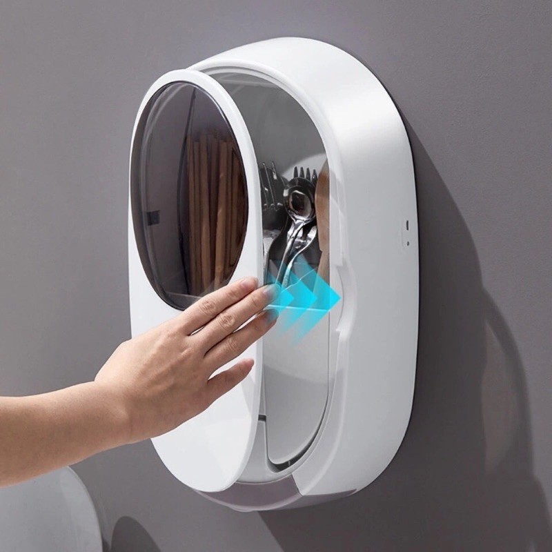 Ống Đũa Tia Cực Tím Khử Trùng Nhà Bếp Gia Đình Đa Chức Năng Chống Mốc Kệ Lưu Trữ Đũa