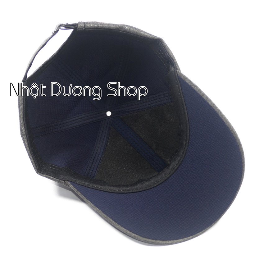 Nón kết Nam Nữ - Chất liệu vải Kaki bền chắc kết hợp với họa tiết mặt sắt nổi bật tạo nên sự tự tin cho người đội