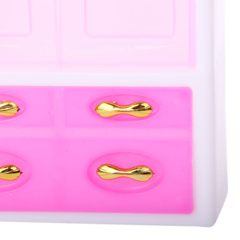 Mô Hình Tủ Quần Áo Mini Dùng Trang Trí Nhà Búp Bê Độc Đáo