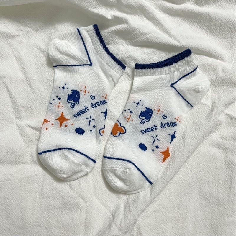 TẤT CỔ NGẮN NỮ RẺ VÔ ĐỊCH TẤT NGẮN HOẠ TIẾT CÔ GÁI NGÂN HÀ PHONG CÁCH HÀN QUỐC DỄ THƯƠNG