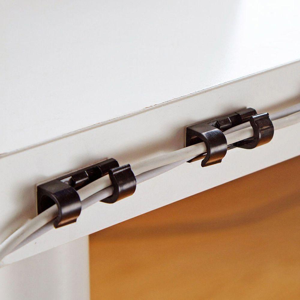 Set 20 Kẹp Giữ Dây Cáp Điện Tiện Lợi Mới