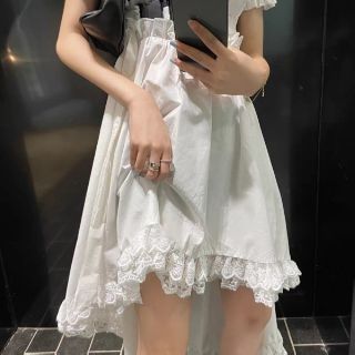 [Order] váy cổ vuông tay bồng