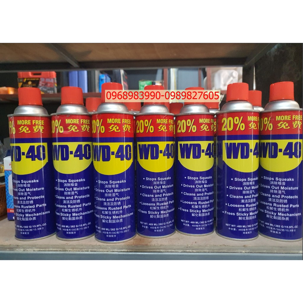 [WD40]-Chai xịt chống rỉ,chống ẩm bảo dưỡng wd40 -469ml( Ưu đãi giá rẻ chai lớn)