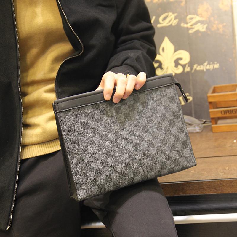 Man's briefcaseHand bag handbag 2021 fashion trend men's bag lattice leisurLy Hợp Túi Xách Tay2021Xu Hướng Thời Trang Tú | BigBuy360 - bigbuy360.vn