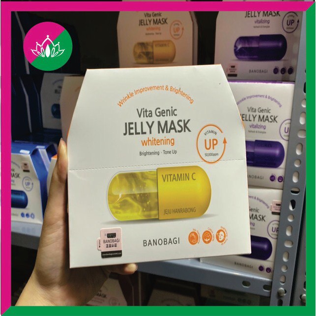 Mặt nạ Vita Genic Banobagi Jelly Mask Hàn Quốc giúp da săn chắc, cấp ẩm, mịn màng cho làn da trắng hồng tươi trẻ | BigBuy360 - bigbuy360.vn