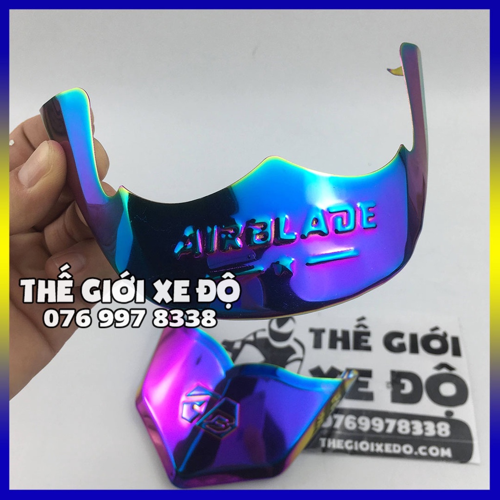 Mỏ dè AB 160 125 cc 2023 titan - phụ kiện đồ chơi ốp mũi dè trước sau xe Air Blade