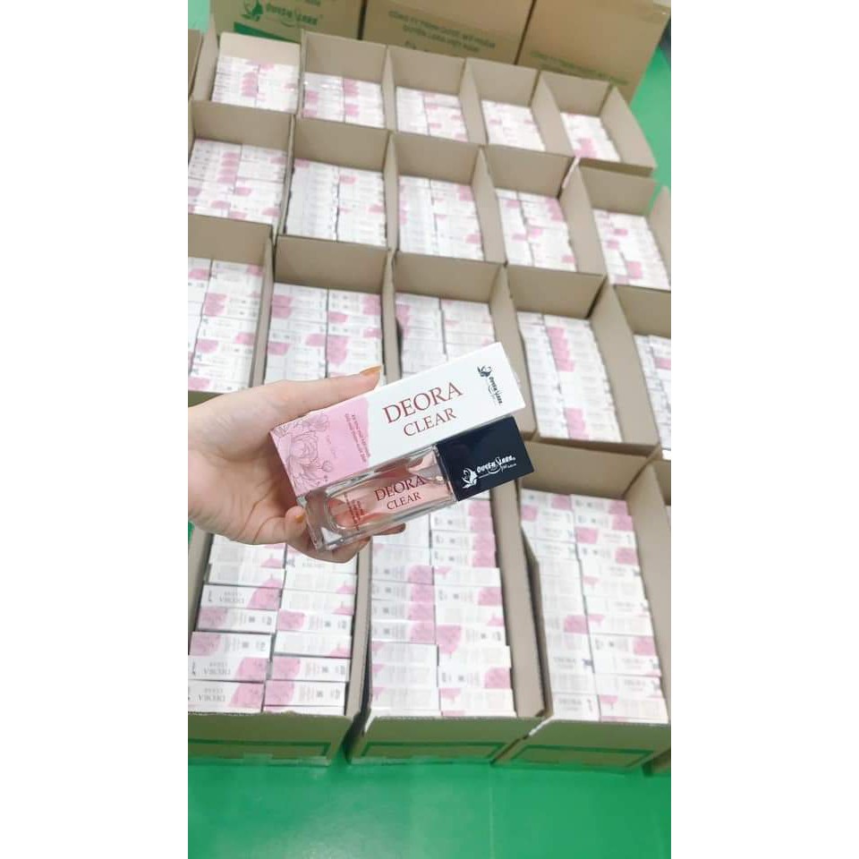 Xịt khử mùi hôi nách DEORA CLEAR _Quyên lara