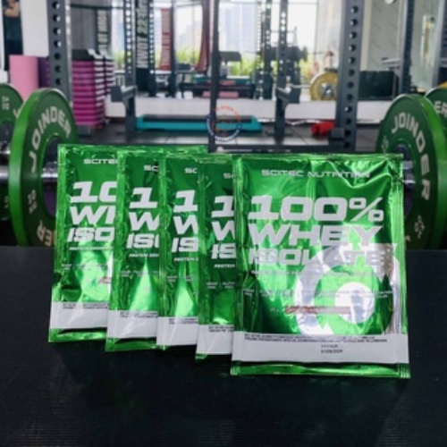 Whey Protein isolate, Scitec Nutrition Sample 100% Whey Isolate gói dùng thử- Tăng Cơ Nạc Giảm mỡ