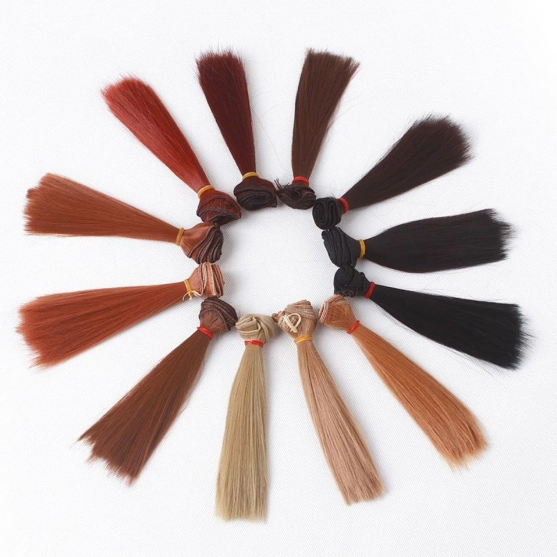 Tóc Giả Thẳng Dài 15*100cm Cho Búp Bê