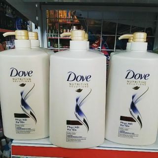 Dầu gội DOVE phục hồi hư tổn chai 1,4kg.