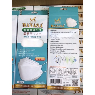 Khẩu trang 4D cao cấp Danasa (hộp 10 cái) KF94