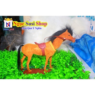 Combo 3 ngựa lắc đầu để xe ô tô size lớn - ngẫu nhiên màu
