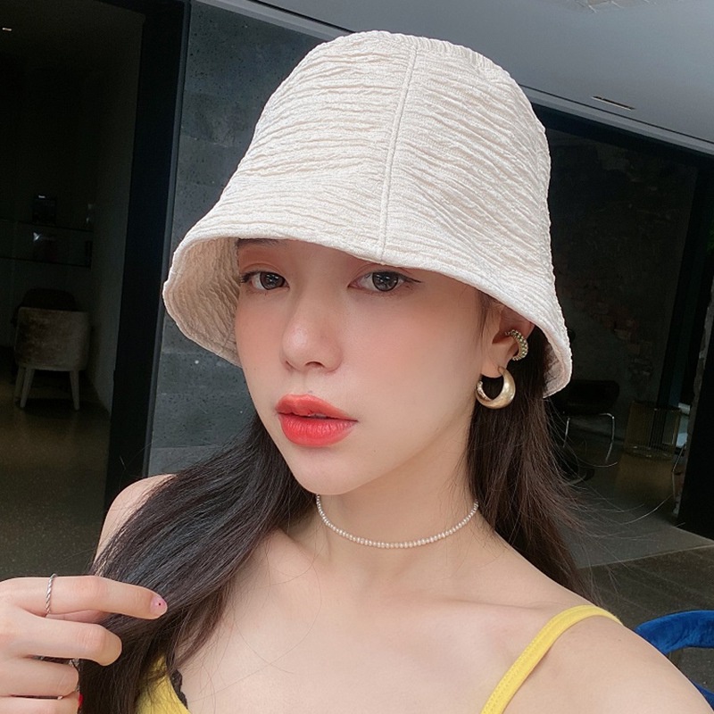 Nón bucket cao cấp 100% Cotton chống nắng, siêu nhẹ, mũ bucket vải xô thoáng mát Hotrend hè