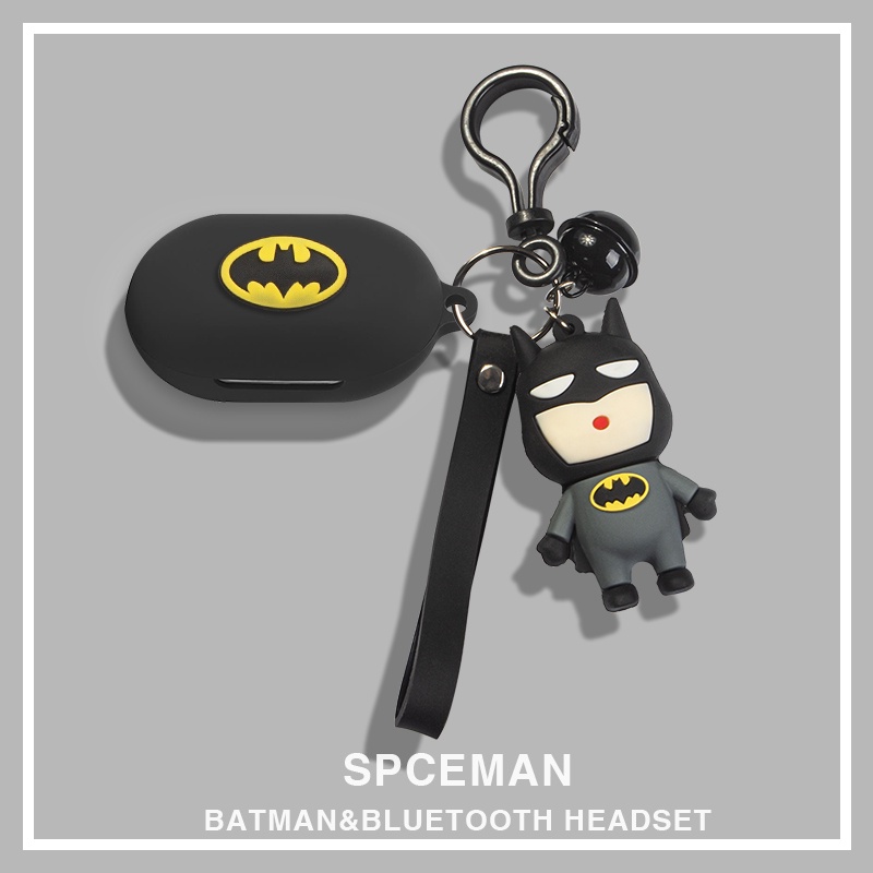 Vỏ Bảo Vệ Hộp Sạc Tai Nghe Bluetooth Oppo Enco Buds W11 Bằng Silicone Hình Doraemon Batman