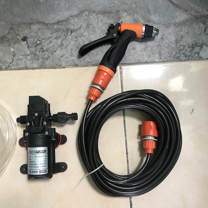 máy rửa xe mini 12v