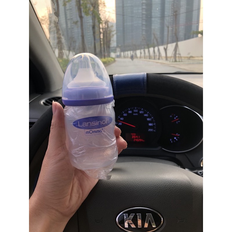 Bình sữa Lansinoh đủ size hỗ chợ chọn núm như ý 160ml-240ml - núm ti bình lansinoh