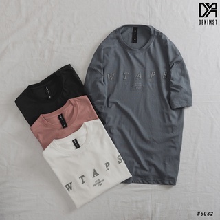 Áo Thun Nam WTAPS DENIMST 6032 Chất Cotton, Mềm Mại, Thoáng Mát, Dáng Suông