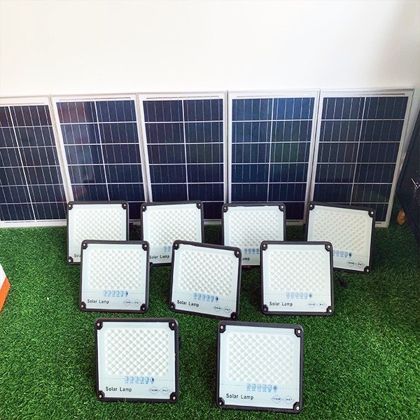 Đèn năng lượng mặt trời, đèn chống lóa Solar Lamp, khung nhôm 100W,200W,300W - Chính hãng, bảo hành 2 năm.