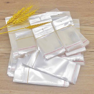 Set 200 túi nhựa OPP trong suốt đựng trang sức tiện dụng