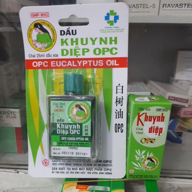 Dầu Khuynh Diệp OPC Chai 25ml date mới nhất (Hàng chính hãng)