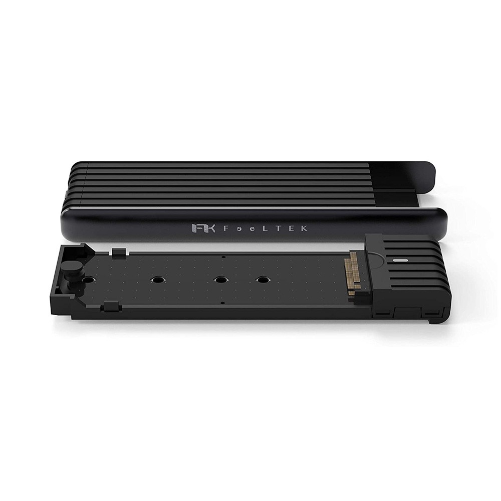 [Mã ELMS05 giảm 5% đơn 300k]Box di động SSD M.2 PCIe NVMe to USB 3.1 Gen2 Type-C Feeltek UCH001AC1 Aluminum