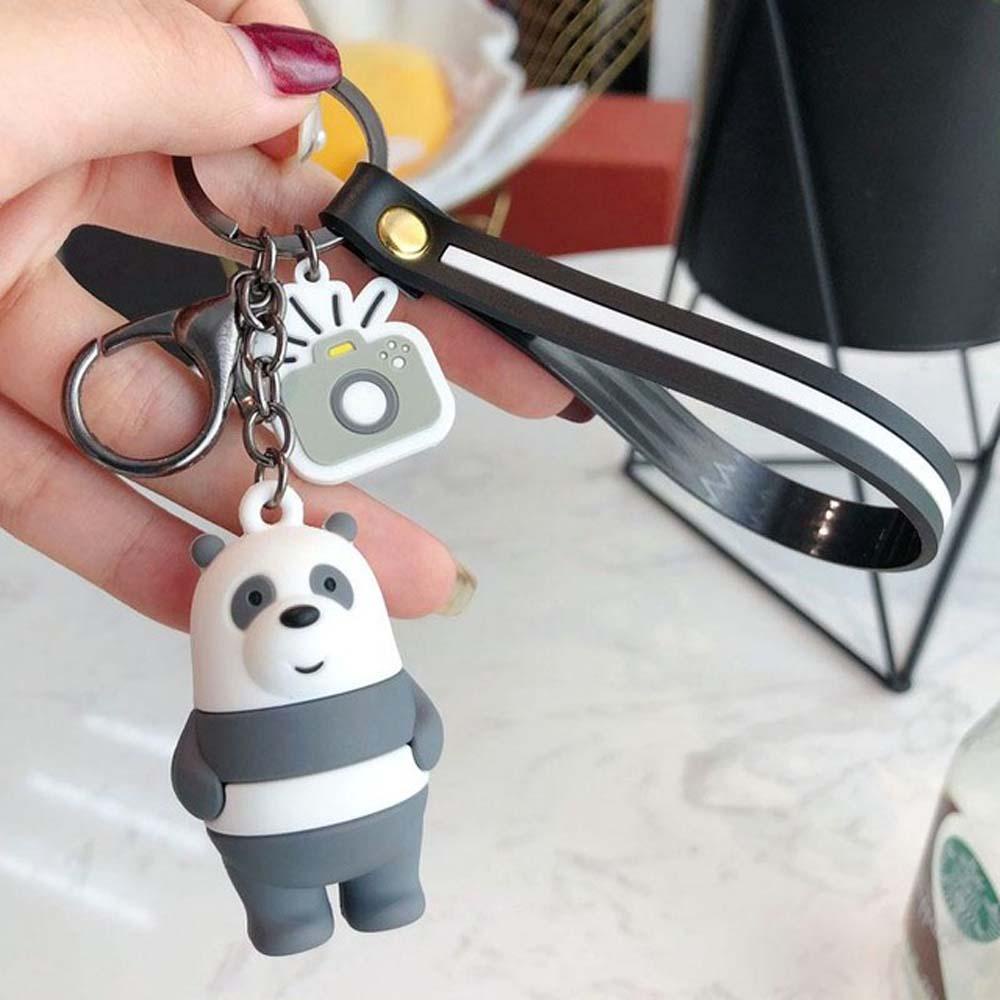 LANFY Móc Khóa Hình Gấu Dễ Thương