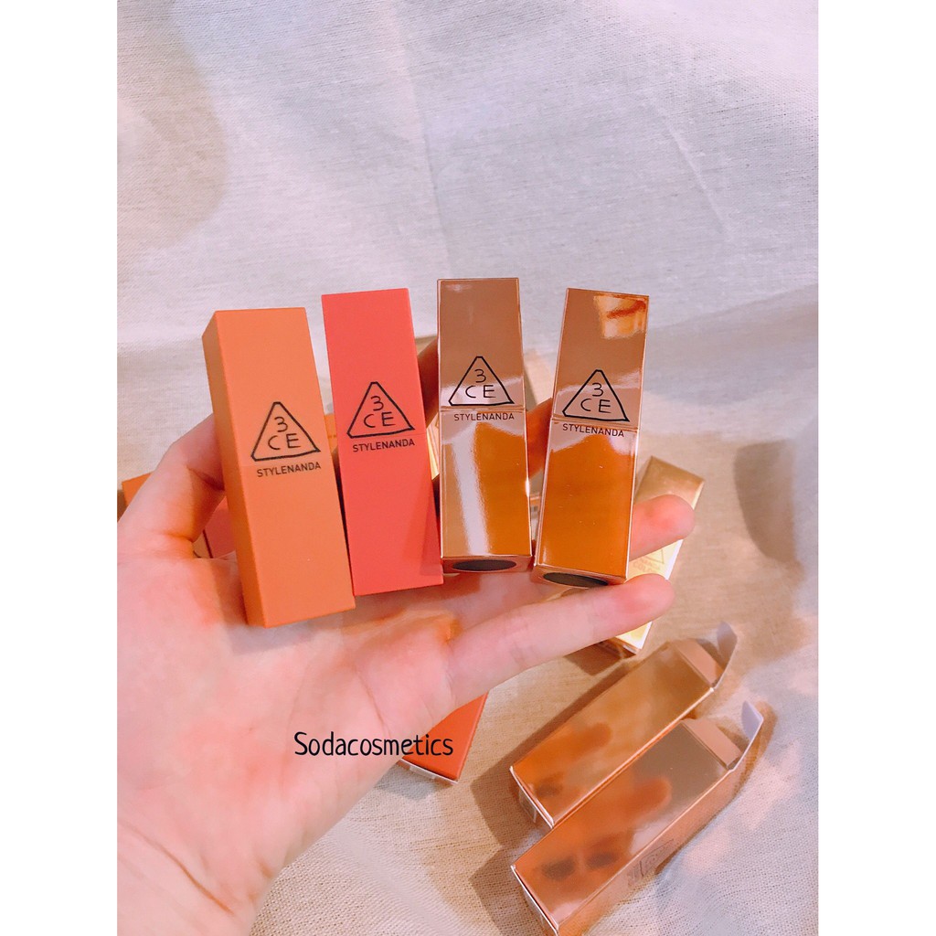 Son 3CE Matte Lip Color vỏ vàng #226 #227 #228 | BigBuy360 - bigbuy360.vn