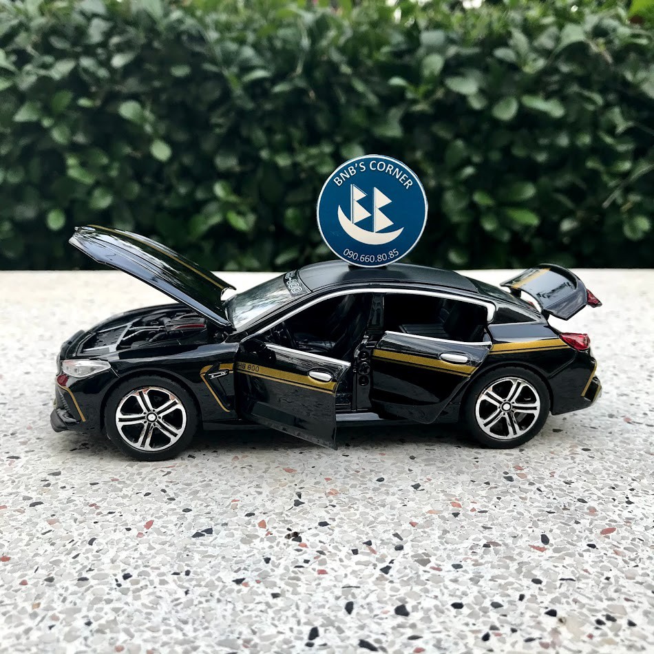 Mô hình xe BMW M8 phiên bản độ Manhart tỷ lệ 1:32