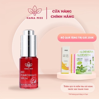 Serum dưỡng trắng da lựu đỏ hana miss, dưỡng trắng da 14 ngày
