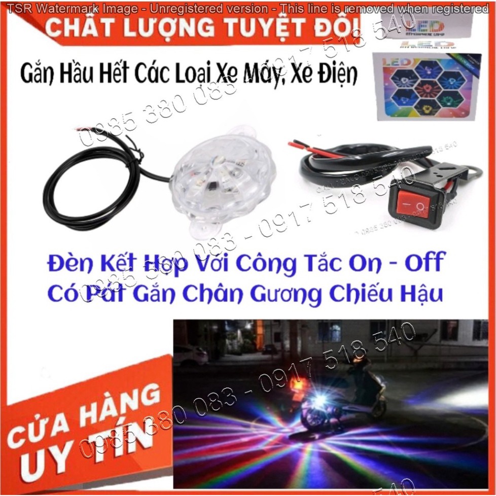 Đèn Led Gầm Xe Trang Trí Gầm Xe Máy Tự Động Đổi Màu 7 Màu Với 3 Chế Độ Sáng Chống Nước Tuyệt Đối (Ảnh Sp Thật)