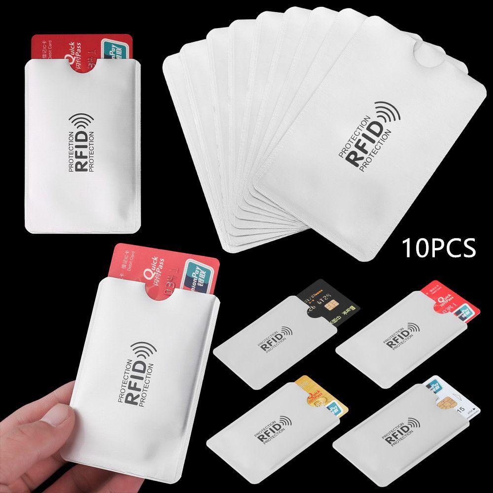 Set 10 Ví Đựng Thẻ Rfid Chống Trộm Tiện Dụng