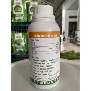 Tẩy Trái 500ml, Phân bón vi lượng