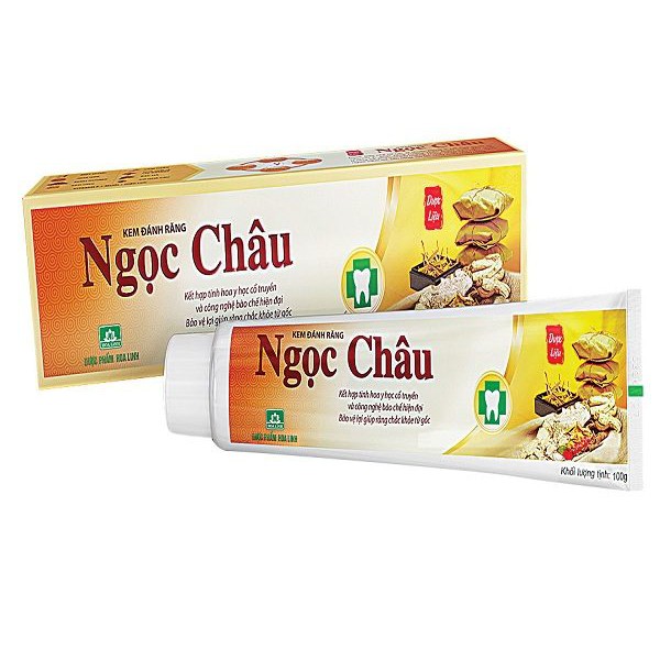 Kem đánh răng dược liệu Ngọc Châu 100g