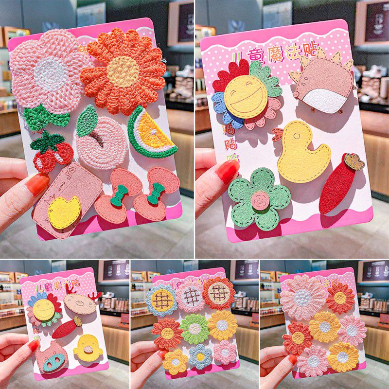 Bộ kẹp tóc thiết kế kiểu Hàn Quốc xinh xắn cho bé gái