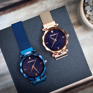 Đồng hồ nữ Mobangtuo Khóa Nam Châm cực đẹp , Tặng lắc tay đính đá , fullbox.