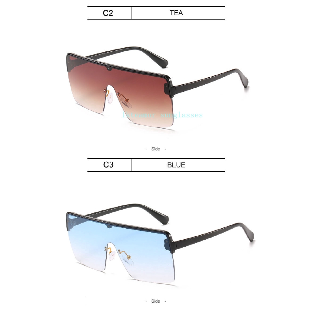 Kính Râm Oversize Gọng Vuông Thời Trang 2020