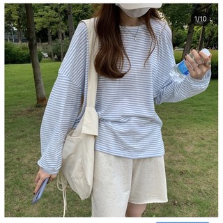 Set bộ quần áo kẻ sọc