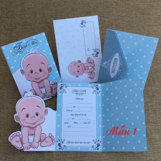 Combo 100 thiệp sinh nhật, thôi nôi mới nhất 2018