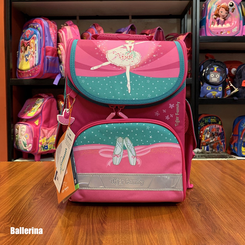 Balo chống gù Tiger Family Nature Quest Ballerina, balo đi học cấp 1 cho bé gái từ 16 - 25kg